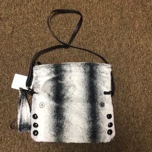 Steve Madden faux fur bag
